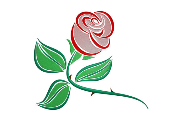 Beautiful Double Rose: A Versatile Embroidery Design