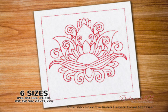 Blooming Lotus Flower: A Detailed Embroidery Review