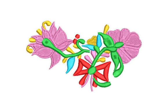 Charming Colorful Flowers with Bow
