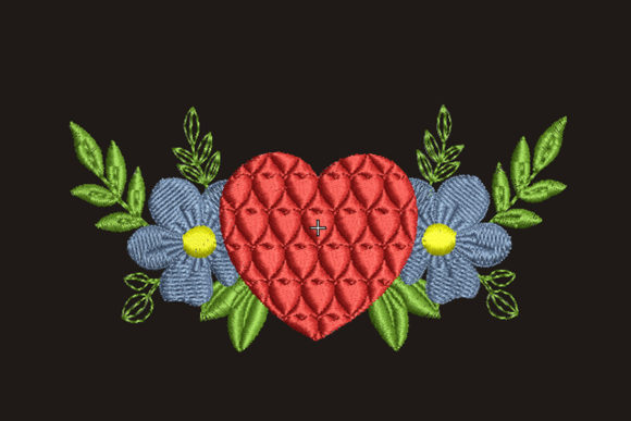 Charming Valentine's Day Embroidery Design