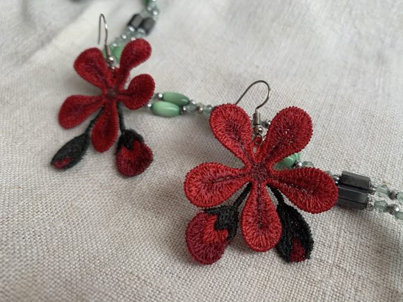 Geranium Earrings: A Charming Addition to Apparel