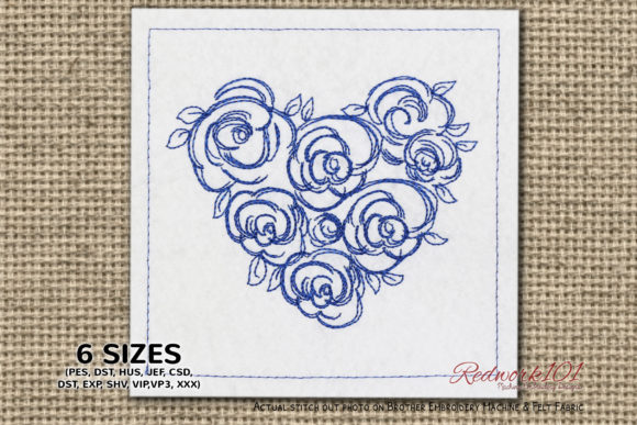 Heart Made from Roses: A Valentine's Delight