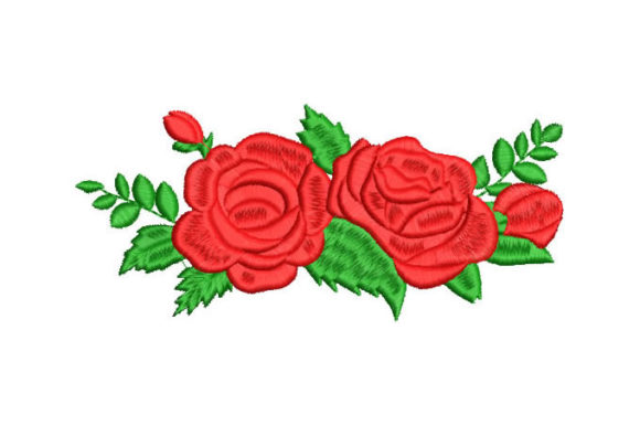 Pretty Roses with Green Branches: A Holiday Delight