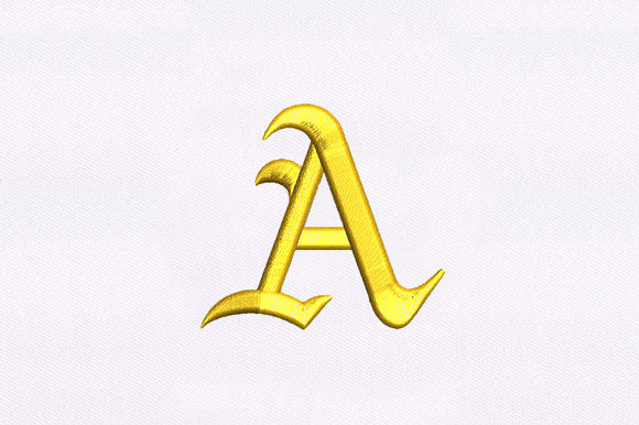 Review: Letter a, 3D Puff Embroidery Design