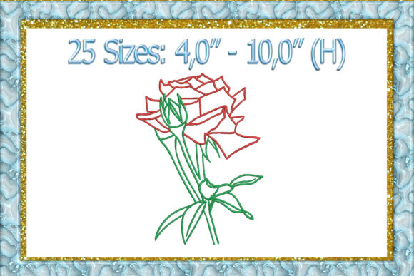 Reviewing the Charming Rose Outline Embroidery