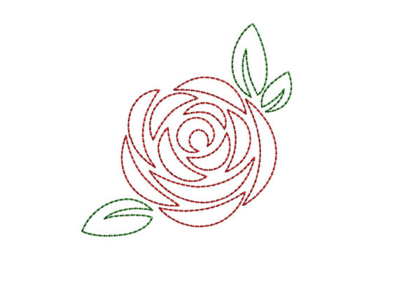 Rose Bean Stitch: A Versatile Holiday Embroidery